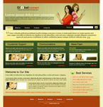 Communications Website Template Fashion Jewelry