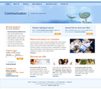 Communications Website Template Jewellery Com