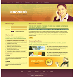 Communications Website Template MSM-0001-JEW