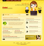 Communications Website Template MSM-0001-JEW