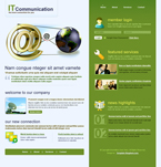 Communications Website Template Jewellery Com