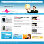 Communications Website Template MSM-0001-JEW