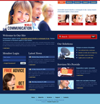 Communications Website Template classica