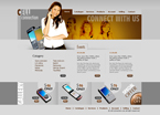 Communications Website Template TOP-0009-COM