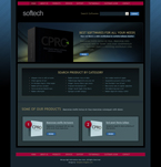 Computers Website Template softech