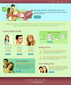 Dating & Wedding Website Template DPK-0002-DAW