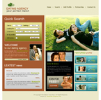 Dating & Wedding Website Template RJN-0009-DAW