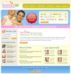 Dating & Wedding Website Template SRC-W0001-DAW