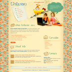 Education Website Template littlestarts