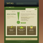 Education Website Template tertiary