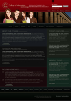 Education Website Template IT College