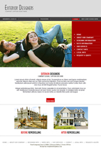 Exterior Design Website Template PREM-F0001-EX