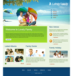 Family Website Template SNJ-0001-FAM