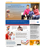 Family Website Template PCK-0002-FAM