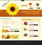 Flowers Website Template BJP-0003-FL