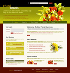 Flowers Website Template TNS-0006-FL