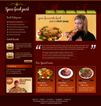 Food & Restaurant Website Template DG-0001-FR