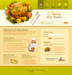 Food & Restaurant Website Template SKT-0001-FR