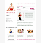 Health and Fitness Website Template SKT-0002-HF