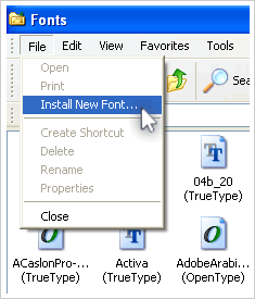 install-fonts