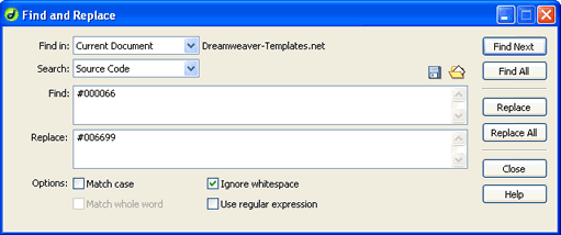 Dreamweaver templates