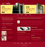 Hosting Website Template T Techno Host