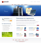 Hosting Website Template Host Server