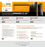 Hosting Website Template Unique Hosting