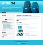 Hosting Website Template Host Server