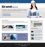 Industrial Website Template Grand Industrial