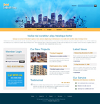 Industrial Website Template Industry Horizon