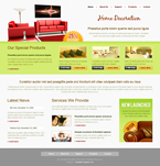 Interior & Furniture Website Template The Dining
