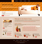 Interior & Furniture Website Template Inner World