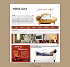 Interior & Furniture Website Template Interior Design
