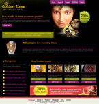 Jewelry Website Template online jewellery store