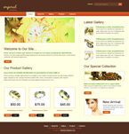 Jewelry Website Template Sparkles