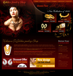 Jewelry Website Template MSM-0001-JEW