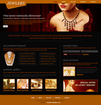 Jewelry Website Template online jewellery store