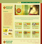 Jewelry Website Template Jewelry House