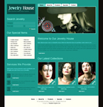 Jewelry Website Template Sparks