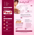 Jewelry Website Template jewelhunt