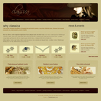 Jewelry Website Template classica