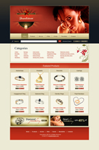 Jewelry Website Template DG-0001-JEW