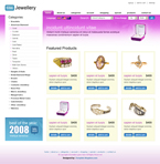 Jewelry Website Template Fashion Jewelry