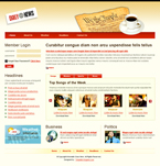 Media Website Template Daily News