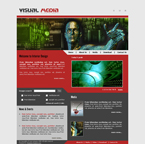 Media Website Template VISUAL MEDIA