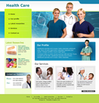 Medical Website Template Nature Care