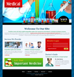 Medical Website Template SNJ-0012-MED