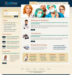 Medical Website Template STS-0001-MED