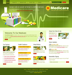 Medical Website Template Medicine Laboratory